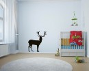Large Deer Decal Lovely Animal Wall Stickers